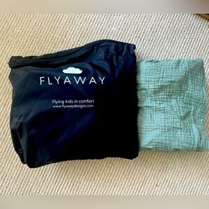 Flyaway kids air travel inflatable mattress.